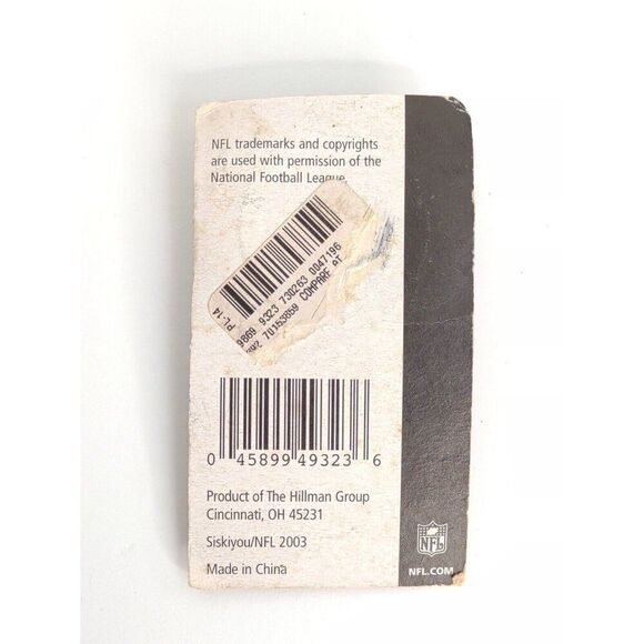 Tampa Bay Buccaneers NFL Metal Key Chain Officially Licensed 1997 Stamped Back - Picture 9 of 13